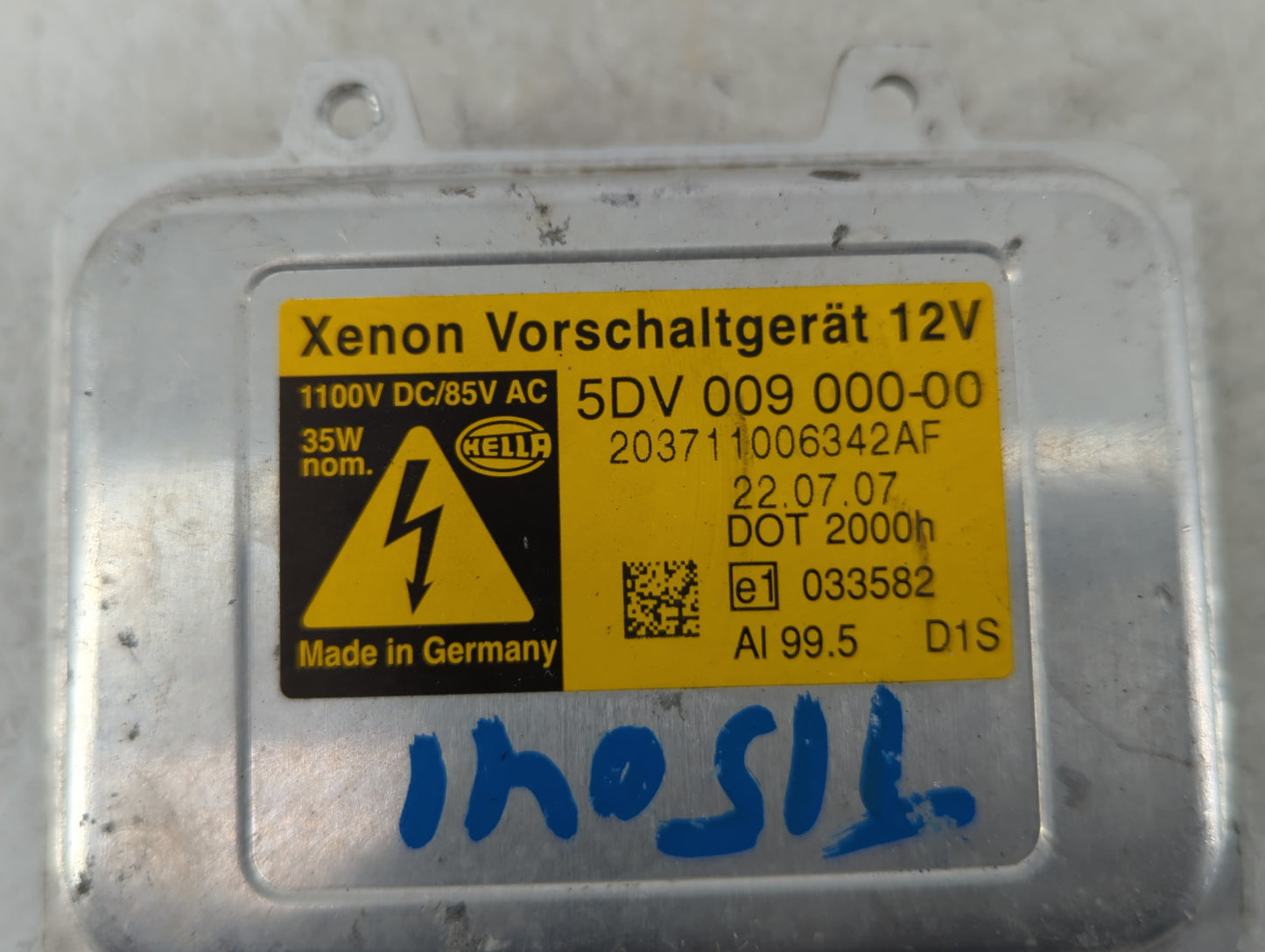 2008-2010 Bmw 535i Headlight Ballast Head Light - Oemusedautoparts1.com