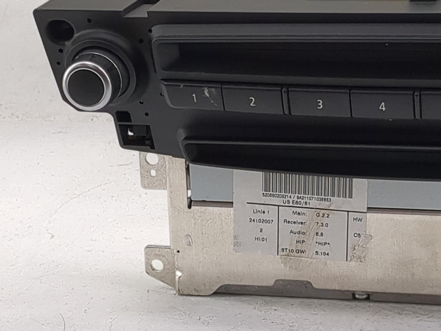 2008 Bmw 535xi Radio AM FM Cd Player Receiver Replacement P/N:6583 9170703-01 108788 10, BA211071036863 Fits Fits 2009 2010 