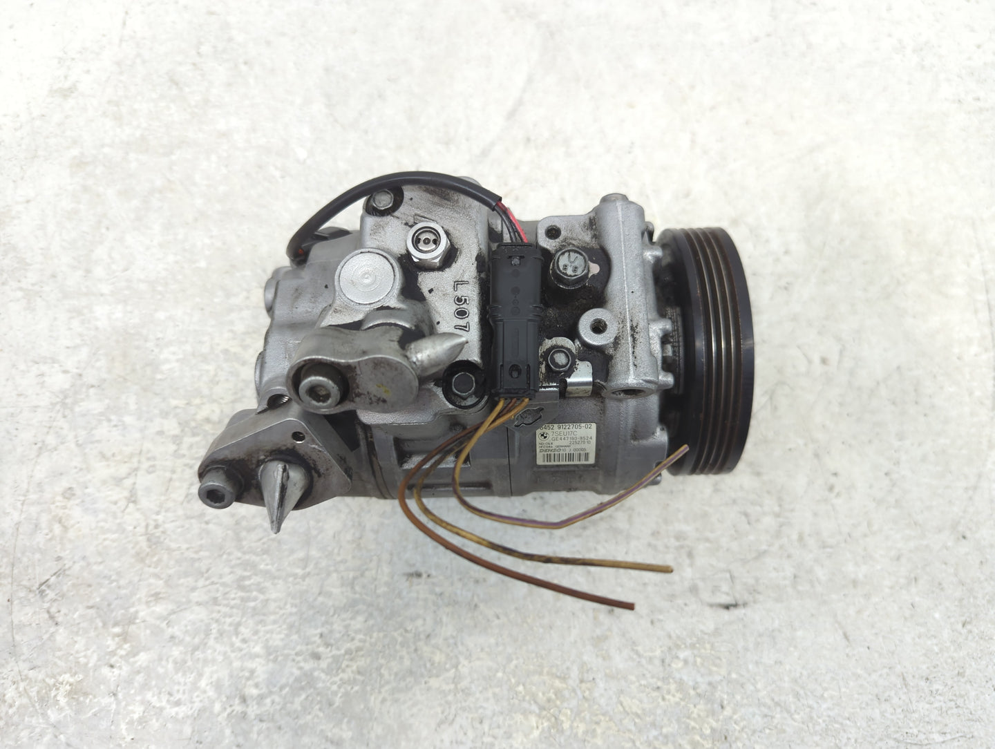 2008-2010 Bmw 550i Air Conditioning A/c Ac Compressor Oem - Oemusedautoparts1.com