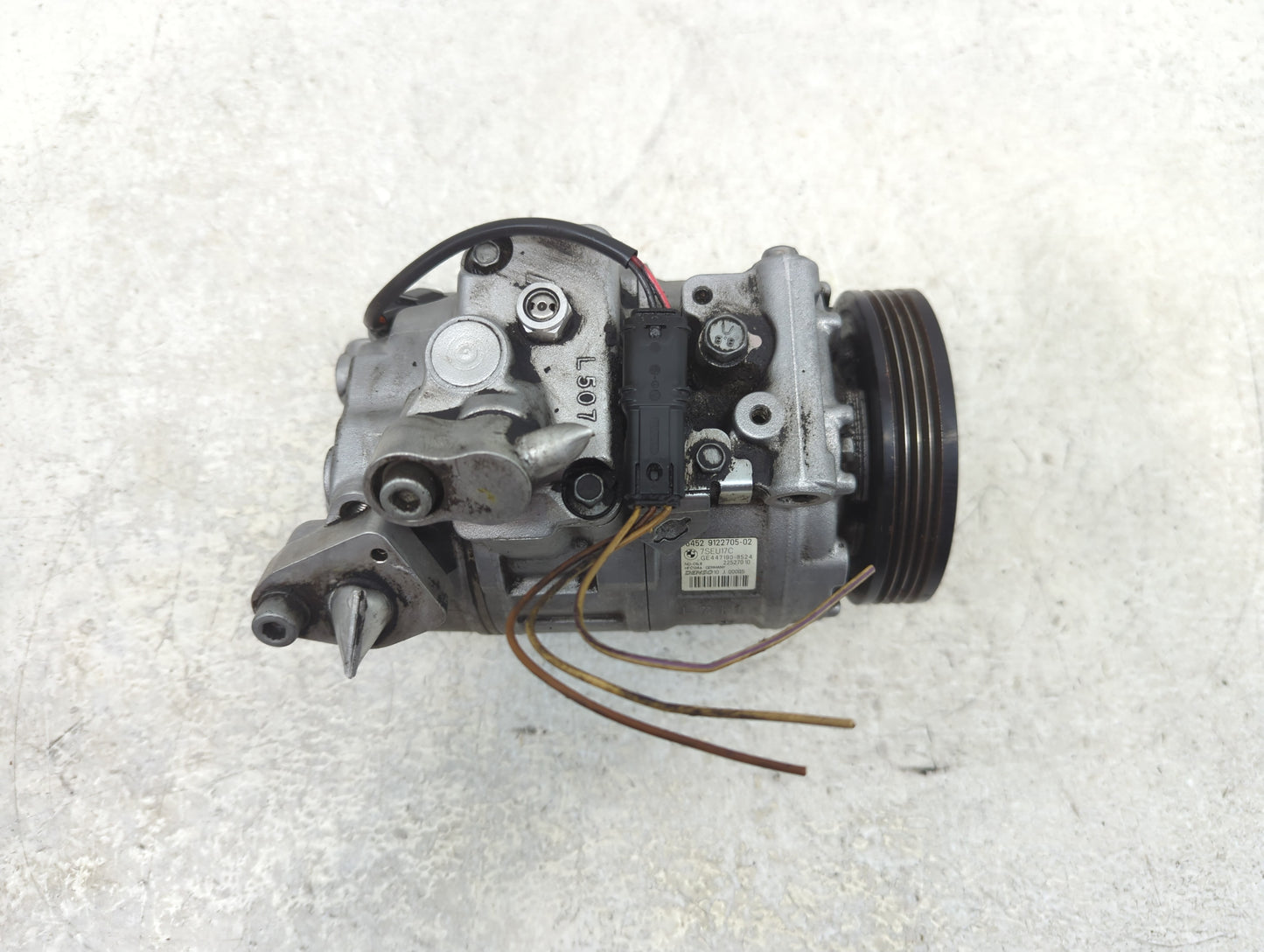 2008-2010 Bmw 550i Air Conditioning A/c Ac Compressor Oem - Oemusedautoparts1.com
