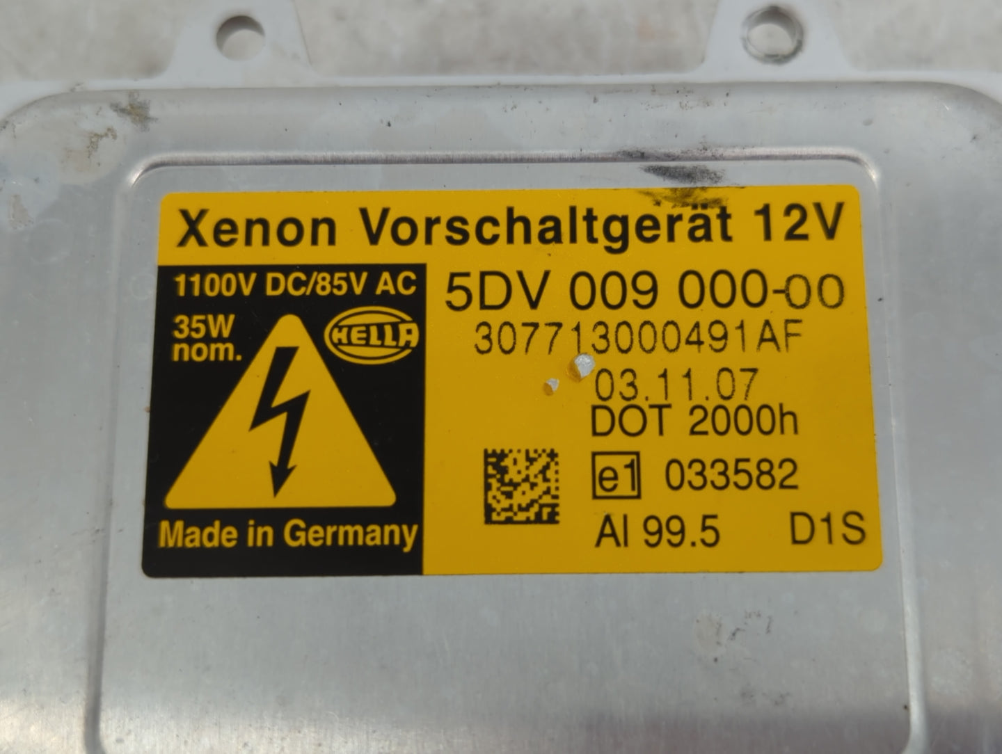 2006-2010 Bmw 550i Headlight Ballast Head Light - Oemusedautoparts1.com