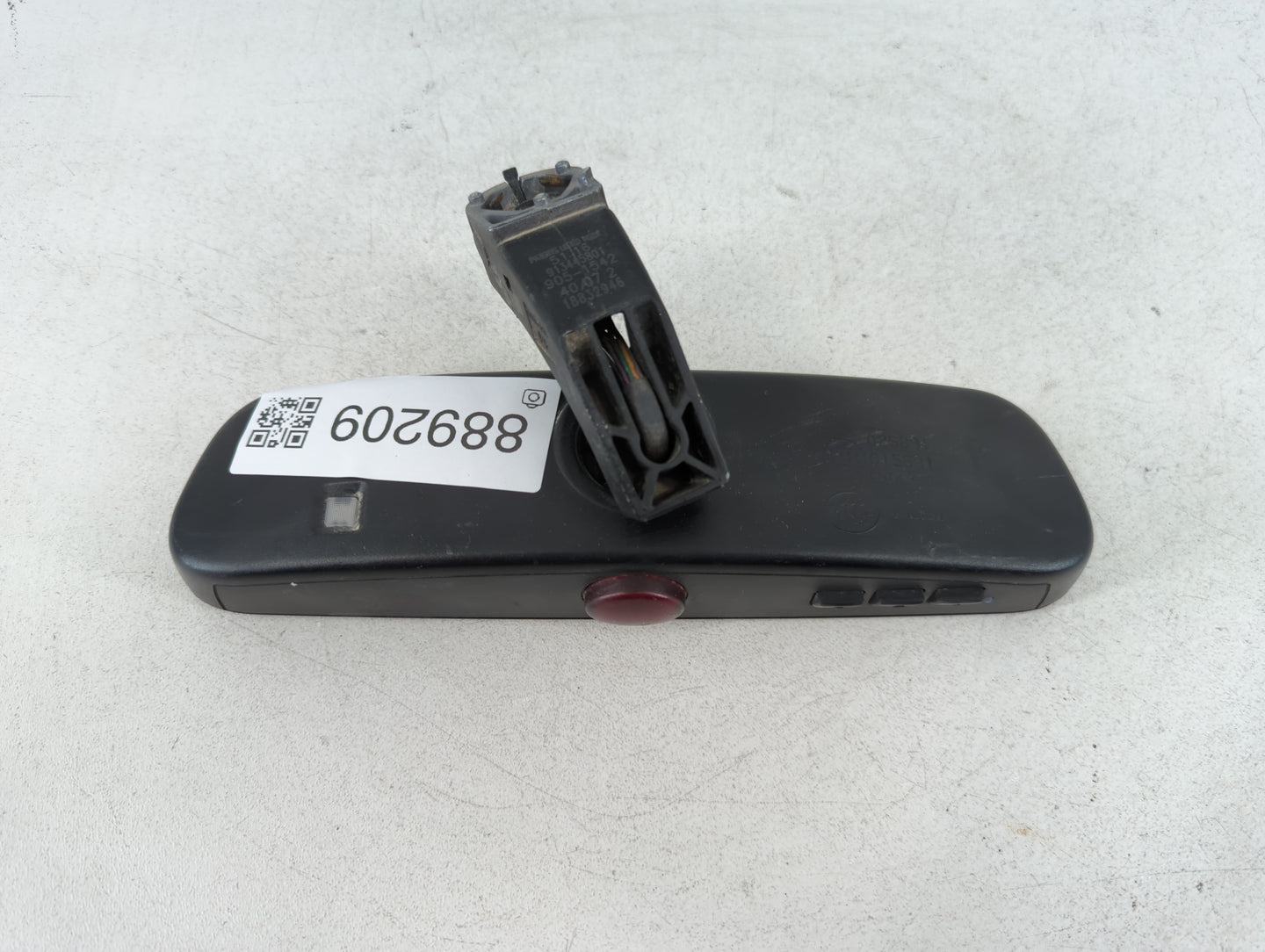 2008 Bmw 550i Interior Rear View Mirror Replacement OEM P/N:E11015891 Fits OEM Used Auto Parts - Oemusedautoparts1.com