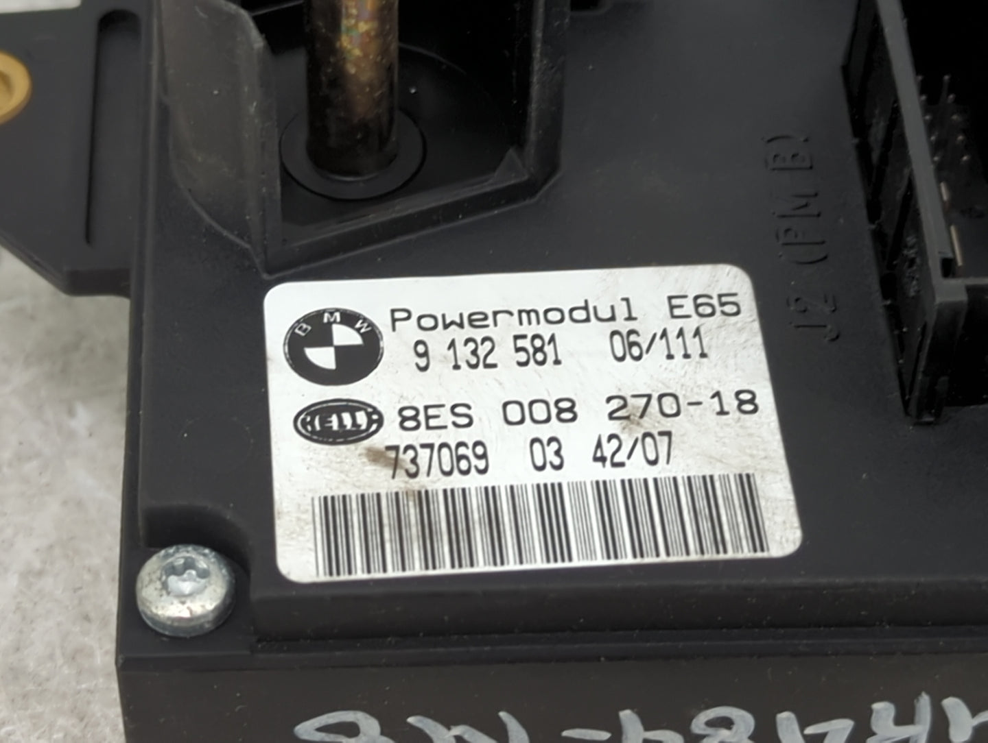 Bmw 750 Power Supply Control Module 9132581|8es008270-18|737069 - Oemusedautoparts1.com