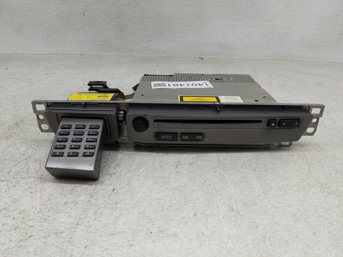 2007-2008 Bmw 750i Radio AM FM Cd Player Receiver Replacement P/N:6952345 Fits Fits 2007 2008 OEM Used Auto Parts - Oemuseda