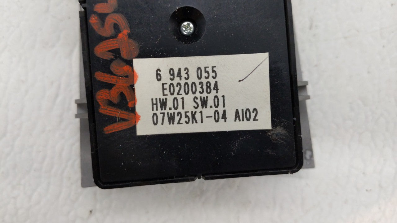 2008 Bmw 750i Master Power Window Switch Replacement Driver Side Left Fits OEM Used Auto Parts - Oemusedautoparts1.com