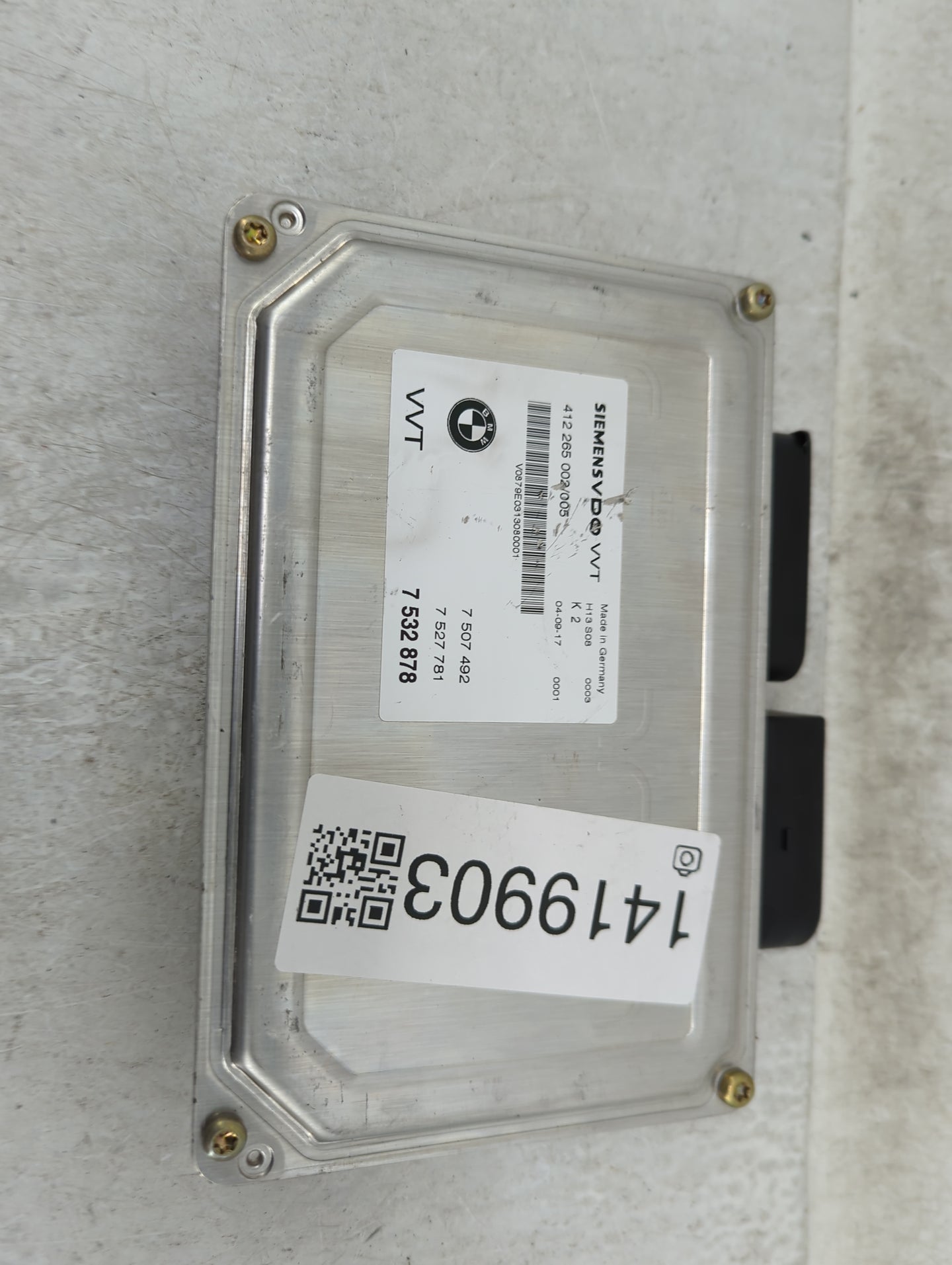 2008 Bmw 750i PCM Engine Control Computer ECU ECM PCU OEM P/N:7 507 492 7 527 781, 7 532 878 Fits Fits 2007 2009 2010 OEM Us
