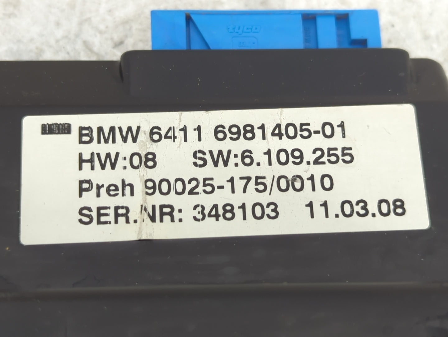 2006-2008 Bmw 750i Climate Control Module Temperature AC/Heater Replacement P/N:6981405-01 Fits Fits 2006 2007 2008 OEM Used