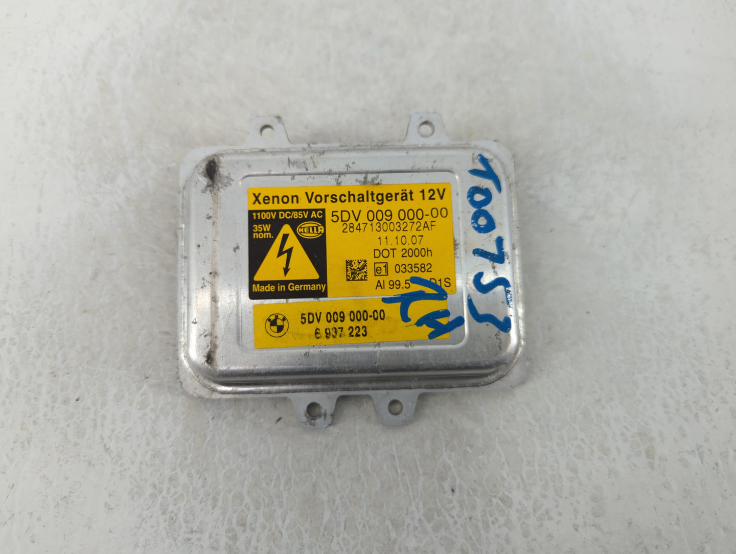 2007-2008 Bmw 750i Headlight Ballast Head Light - Oemusedautoparts1.com