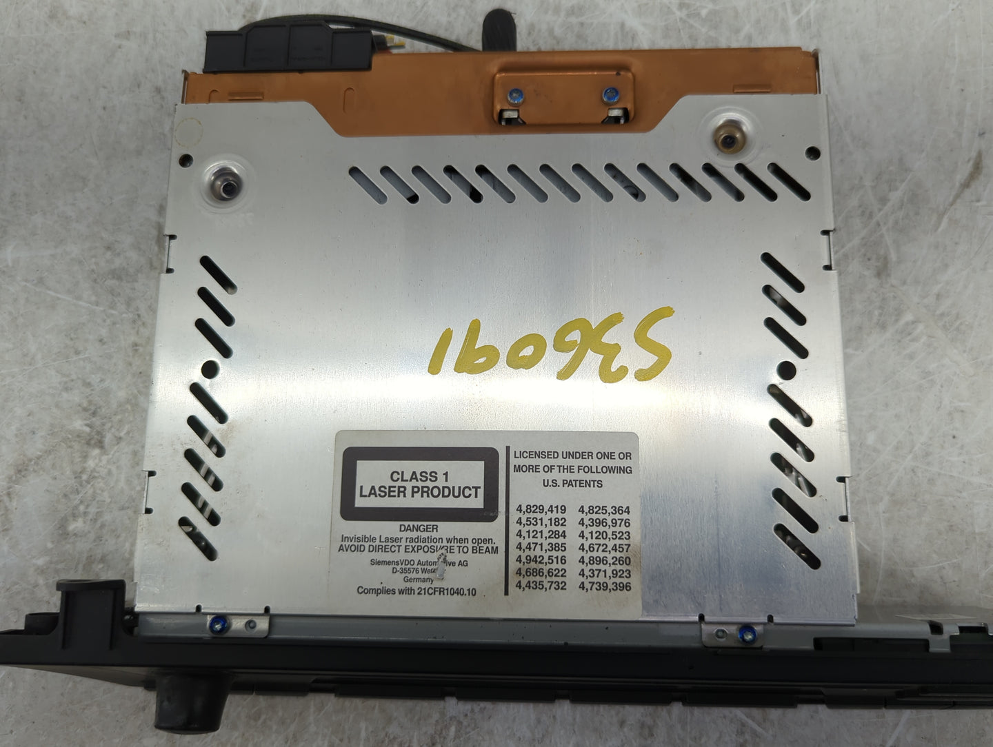 2005-2010 Bmw X3 Radio AM FM Cd Player Receiver Replacement P/N:65129173686-02 BMWRCD114-09 Fits OEM Used Auto Parts - Oemus