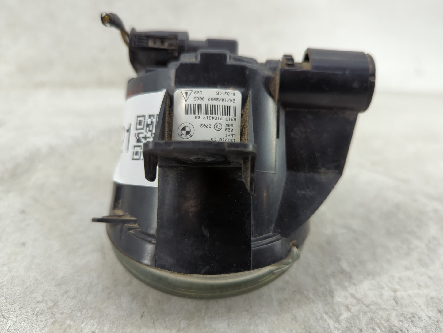 2007-2010 Bmw X3 Driver Left Oem Fog Light Lamp Black - Oemusedautoparts1.com