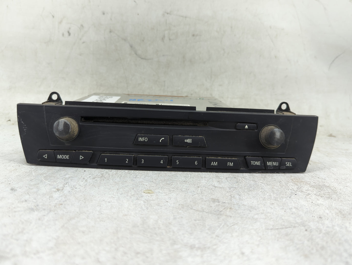 2007-2010 Bmw X3 Radio AM FM Cd Player Receiver Replacement P/N:9166374-02 BMWRCD117-08, A2C53283004 Fits Fits 2007 2008 200