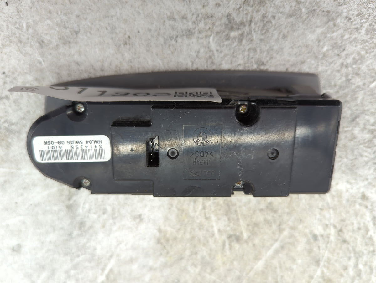 2004-2010 Bmw X3 Master Power Window Switch Replacement Driver Side Left P/N:3414355 A101 HW.04 SW.05 08-06K Fits OEM Used A