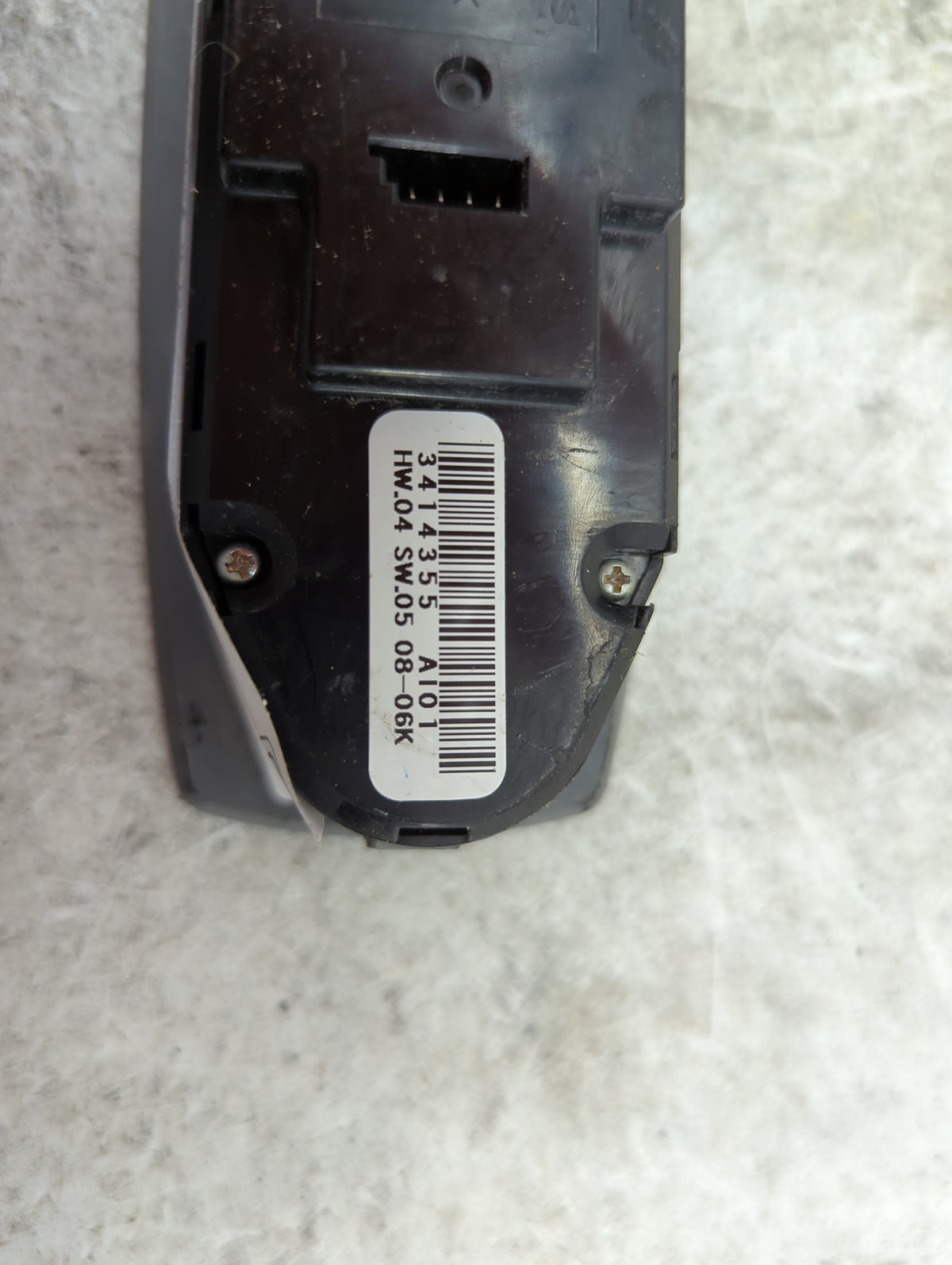 2004-2010 Bmw X3 Master Power Window Switch Replacement Driver Side Left P/N:3414355 A101 HW.04 SW.05 08-06K Fits OEM Used A