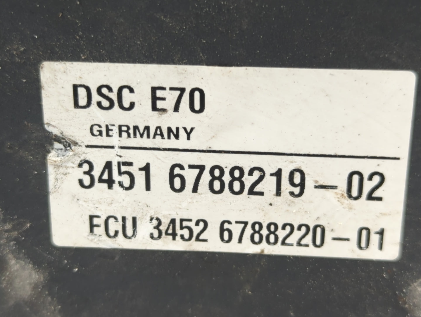 2007-2013 Bmw X5 ABS Pump Control Module Replacement P/N:3451 6788219-02 Fits Fits 2007 2008 2009 2010 2011 2012 2013 2014 O
