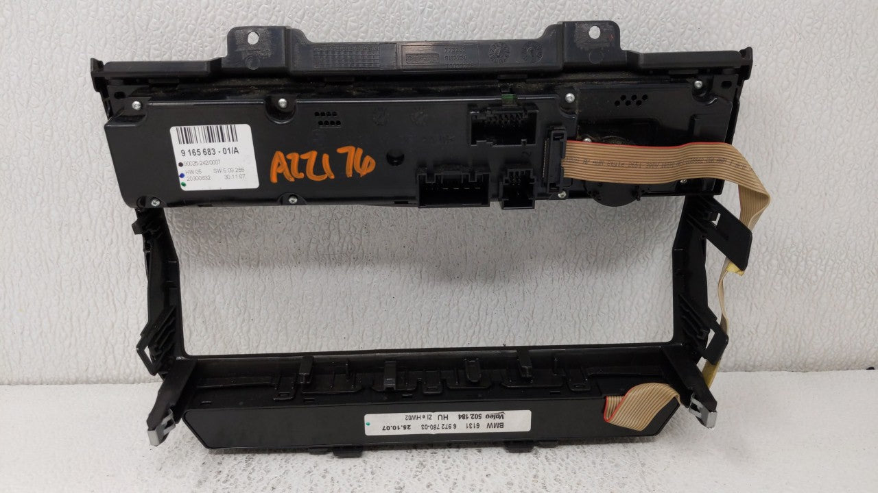 2007-2013 Bmw X5 Climate Control Module Temperature AC/Heater Replacement P/N:90025-242 9 165 683 Fits OEM Used Auto Parts -