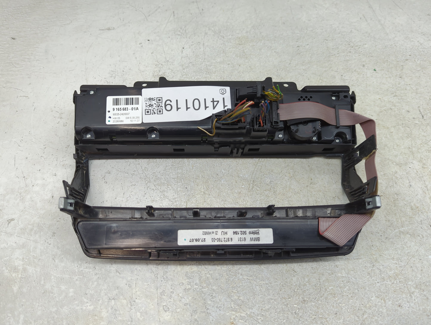 2007-2013 Bmw X5 Climate Control Module Temperature AC/Heater Replacement P/N:9165683-01/A Fits OEM Used Auto Parts - Oemuse