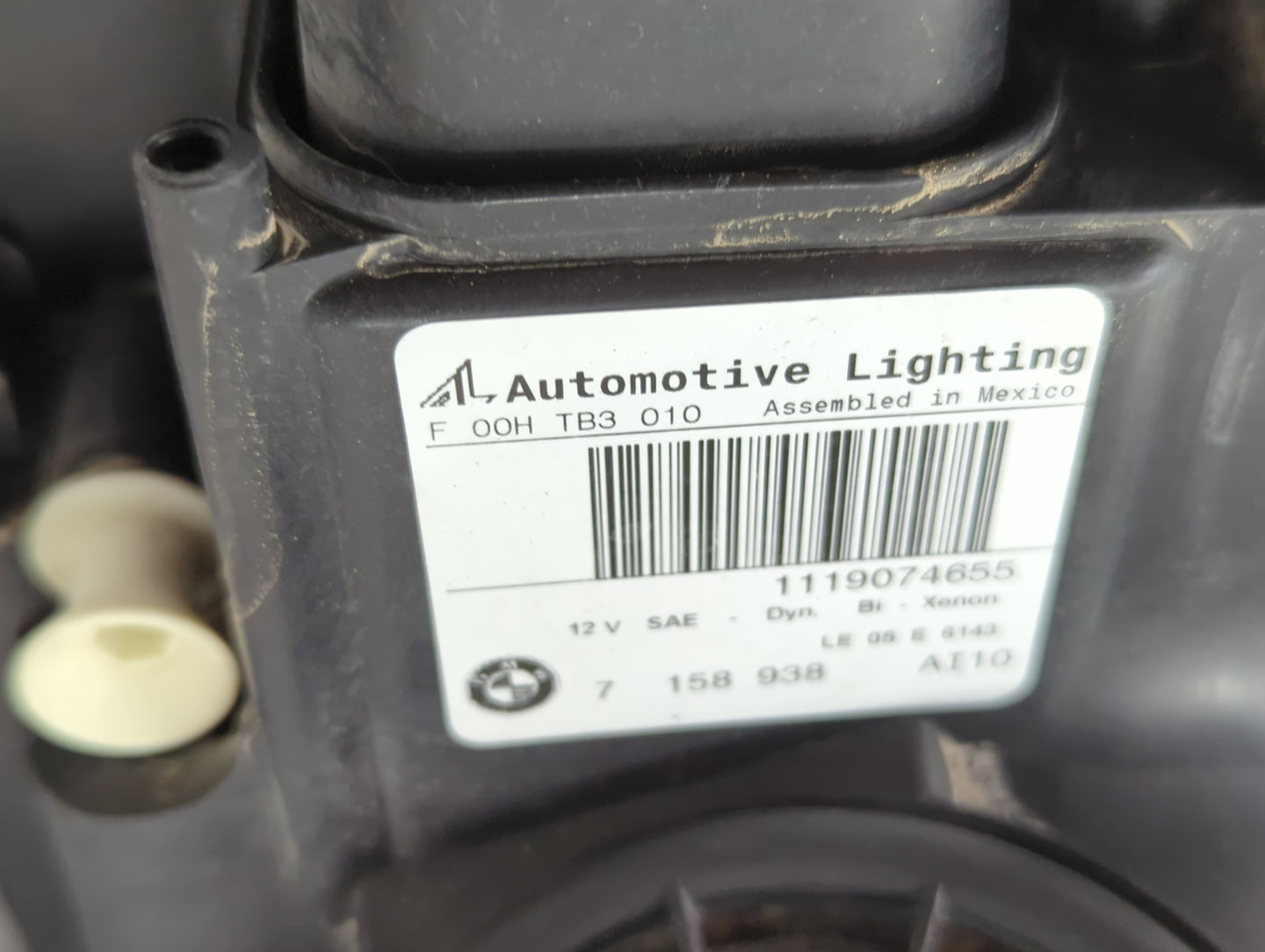 2008 Bmw X5 Passenger Right Oem Head Light Headlight Lamp Black - Oemusedautoparts1.com