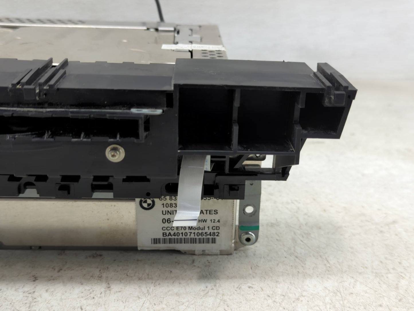 2007-2010 Bmw X5 Radio AM FM Cd Player Receiver Replacement P/N:65839165855 Fits Fits 2007 2008 2009 2010 OEM Used Auto Part