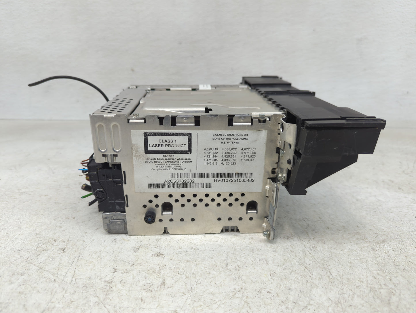 2007-2010 Bmw X5 Radio AM FM Cd Player Receiver Replacement P/N:65839165855 Fits Fits 2007 2008 2009 2010 OEM Used Auto Part