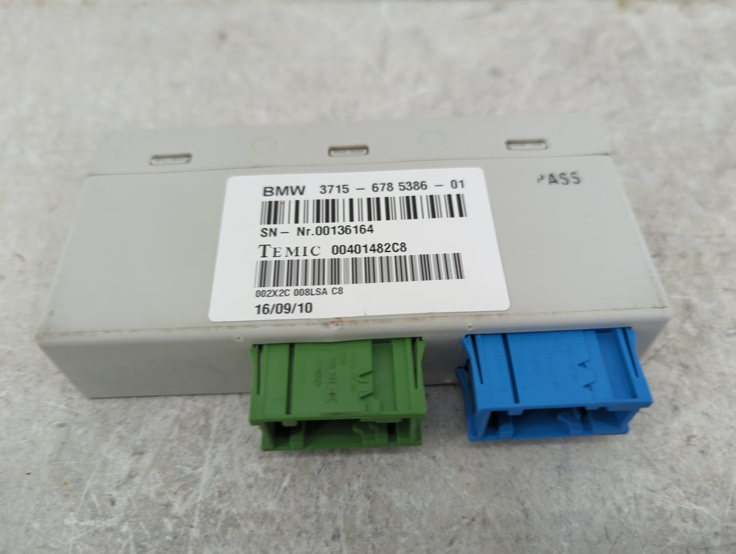 2008 Bmw X5 Body Control Module Bcm Inner Cabin Fuse Box - Oemusedautoparts1.com