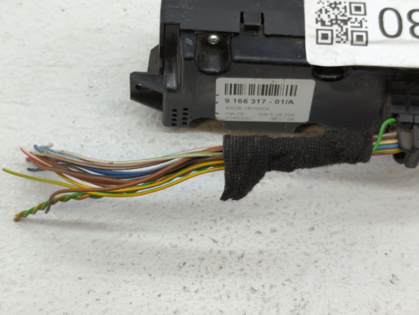 2007-2013 Bmw X5 Climate Control Module Temperature AC/Heater Replacement P/N:9166317 9 215 514 Fits OEM Used Auto Parts - O