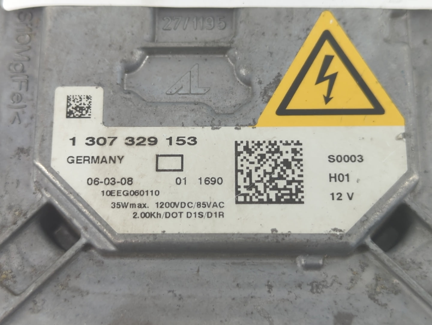 2007-2010 Bmw X5 Headlight Ballast Head Light - Oemusedautoparts1.com