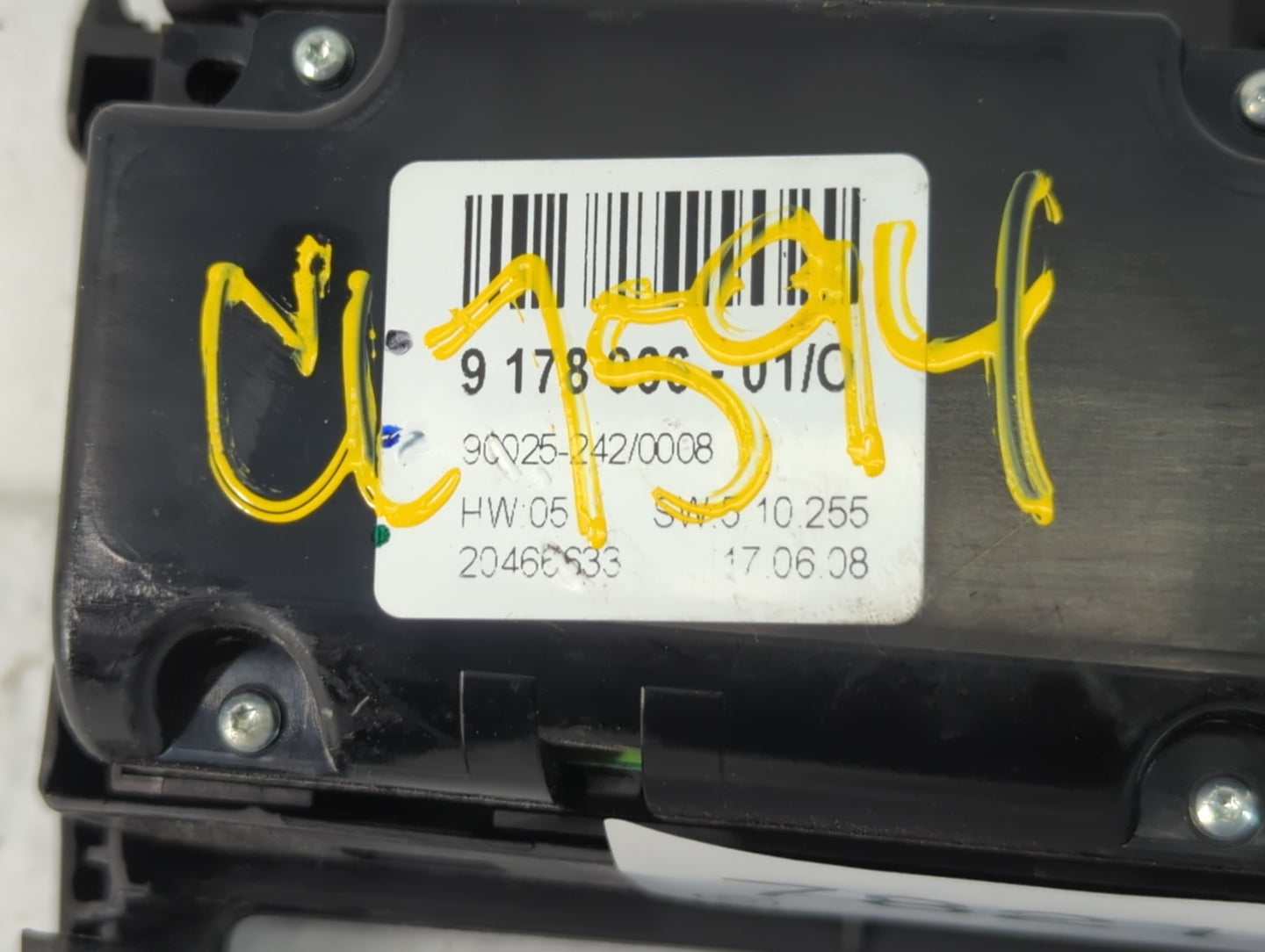 2007-2013 Bmw X5 Climate Control Module Temperature AC/Heater Replacement P/N:90025-242 9 178 006-01 Fits OEM Used Auto Part