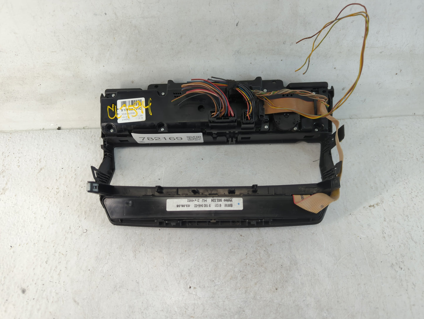 2007-2013 Bmw X5 Climate Control Module Temperature AC/Heater Replacement P/N:90025-242 9 178 006-01 Fits OEM Used Auto Part