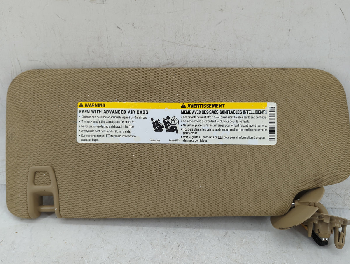 2008-2017 Buick Enclave Sun Visor Shade Replacement Passenger Right Mirror Fits OEM Used Auto Parts - Oemusedautoparts1.com