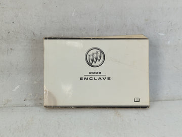 2008 Buick Enclave Owners Manual Book Guide P/N:15861575 B OEM Used Auto Parts - Oemusedautoparts1.com