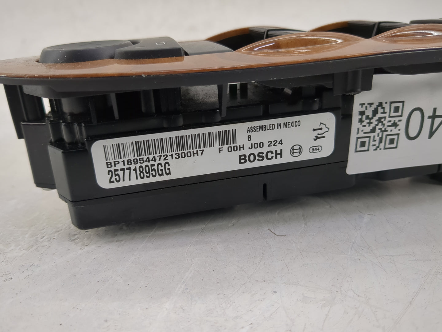 2008-2009 Buick Enclave Master Power Window Switch Replacement Driver Side Left P/N:25771895GG Fits Fits 2008 2009 OEM Used 