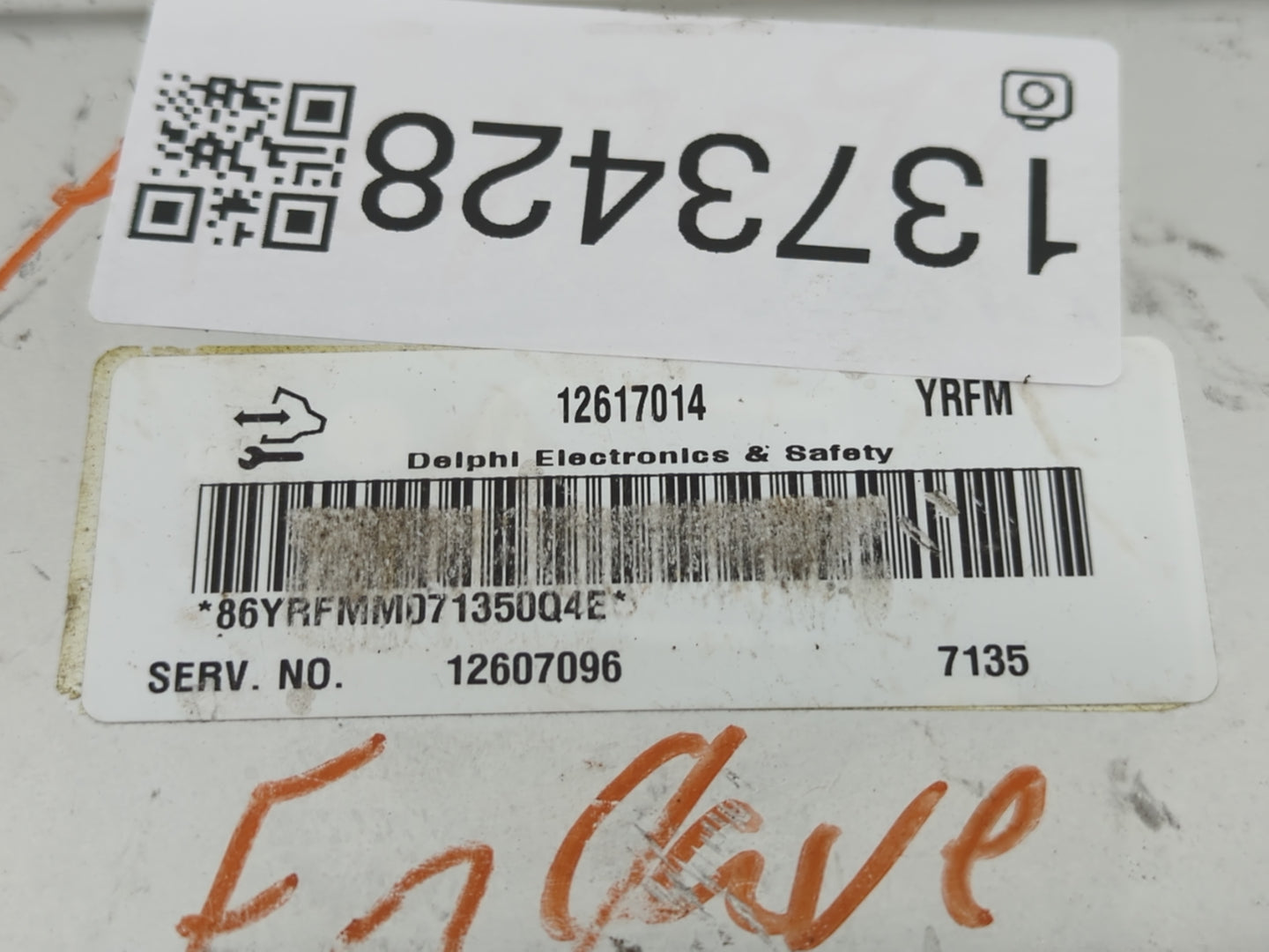 2008 Buick Enclave PCM Engine Control Computer ECU ECM PCU OEM P/N:12617014 Fits Fits 2005 2006 2007 2009 2010 OEM Used Auto