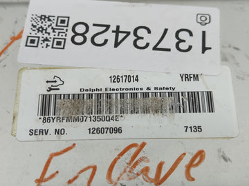 2008 Buick Enclave PCM Engine Control Computer ECU ECM PCU OEM P/N:12617014 Fits Fits 2005 2006 2007 2009 2010 OEM Used Auto Parts
