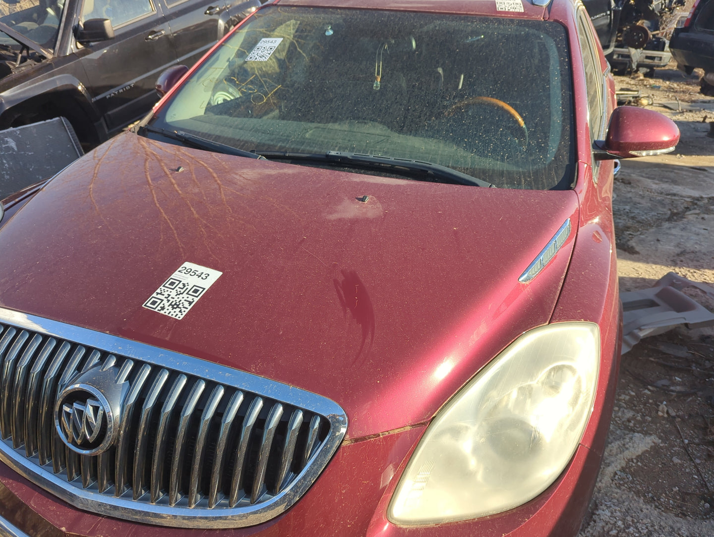 2008-2012 Buick Enclave Hood Oem 1374308 - Oemusedautoparts1.com