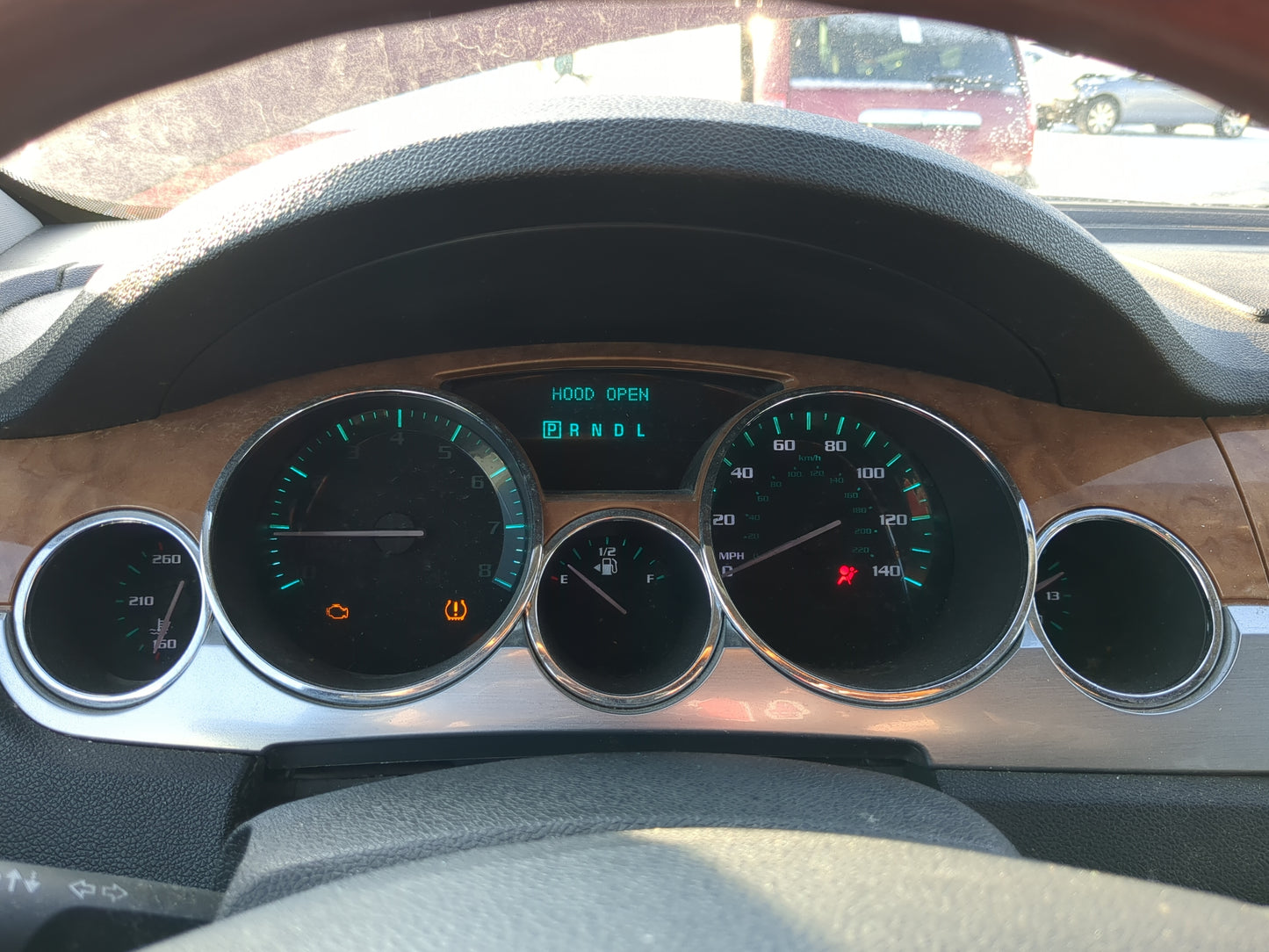 2008 Buick Enclave Instrument Cluster Speedometer Gauges Miles:270K Fits OEM Used Auto Parts - Oemusedautoparts1.com