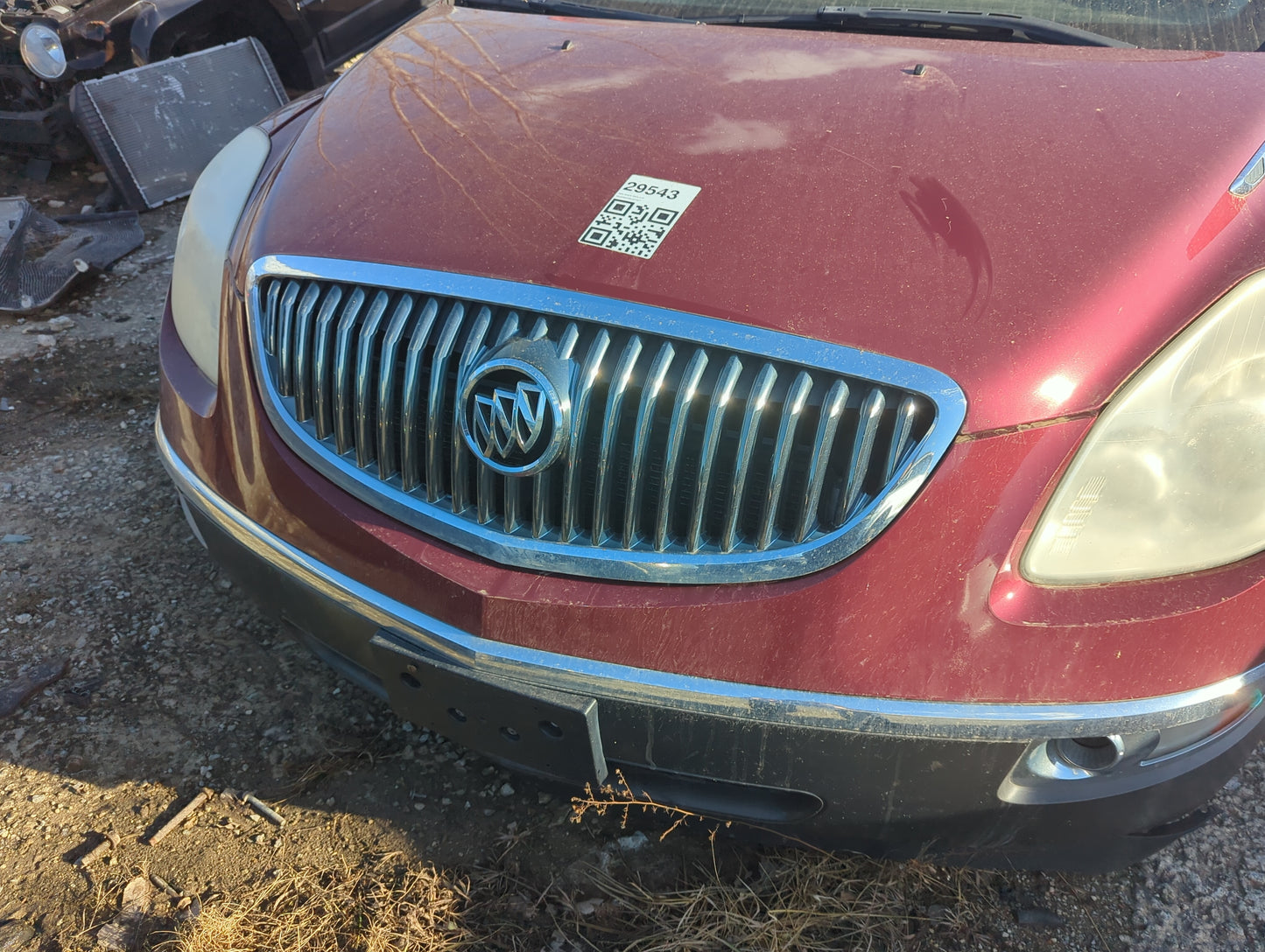 2008-2012 Buick Enclave Front Grille Bumper Not Included 1374462 - Oemusedautoparts1.com
