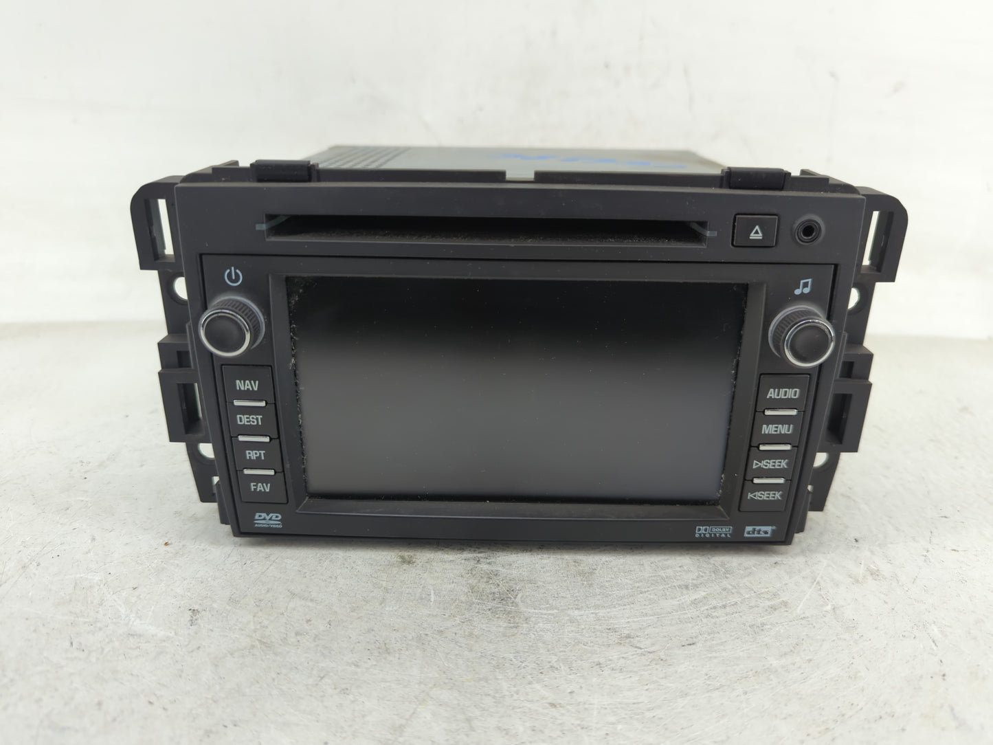 2008 Buick Enclave Radio AM FM Cd Player Receiver Replacement P/N:15921422 Fits OEM Used Auto Parts - Oemusedautoparts1.com