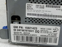 2008 Buick Enclave Radio AM FM Cd Player Receiver Replacement P/N:15921423 Fits OEM Used Auto Parts - Oemusedautoparts1.com