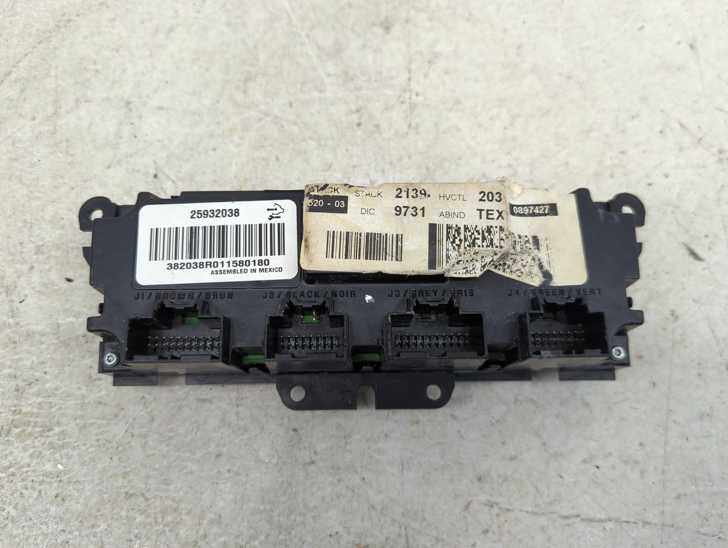 2008-2012 Buick Enclave Climate Control Module Temperature AC/Heater Replacement P/N:25932038 Fits Fits 2008 2009 2010 2011 