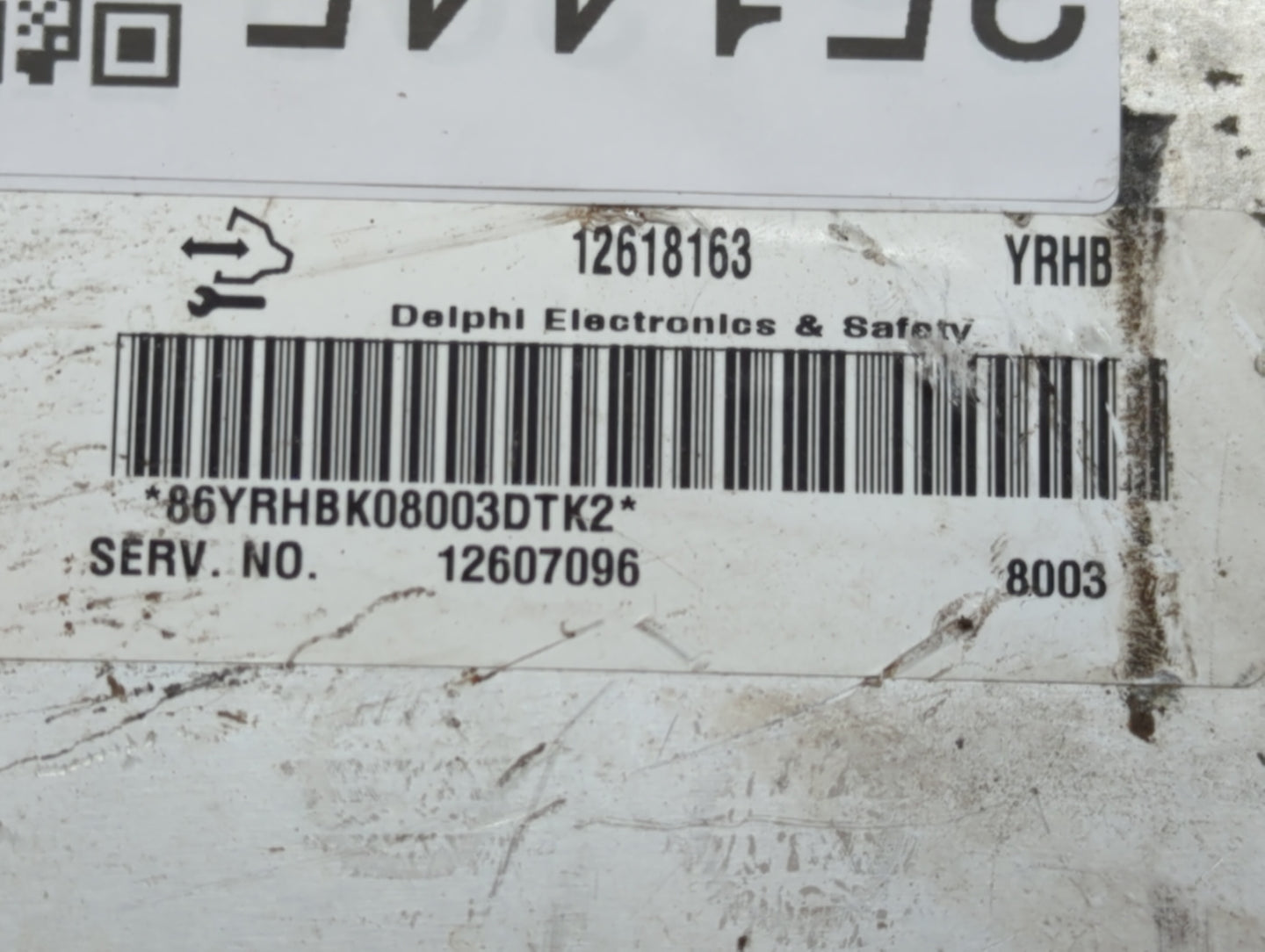 2008 Buick Enclave PCM Engine Control Computer ECU ECM PCU OEM P/N:12617448 12607096, 12605843 Fits Fits 2005 2006 2007 2009
