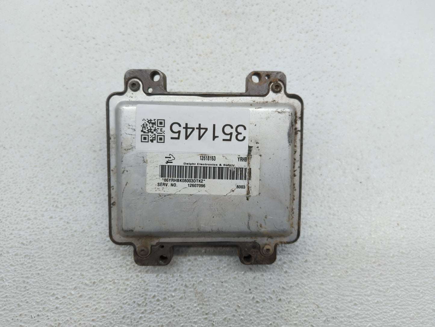2008 Buick Enclave PCM Engine Control Computer ECU ECM PCU OEM P/N:12617448 12607096, 12605843 Fits Fits 2005 2006 2007 2009