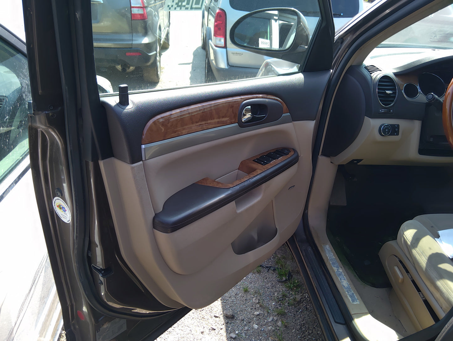 2008 Buick Enclave Front Left Driver Interior Door Panel Trim 5033441 - Oemusedautoparts1.com