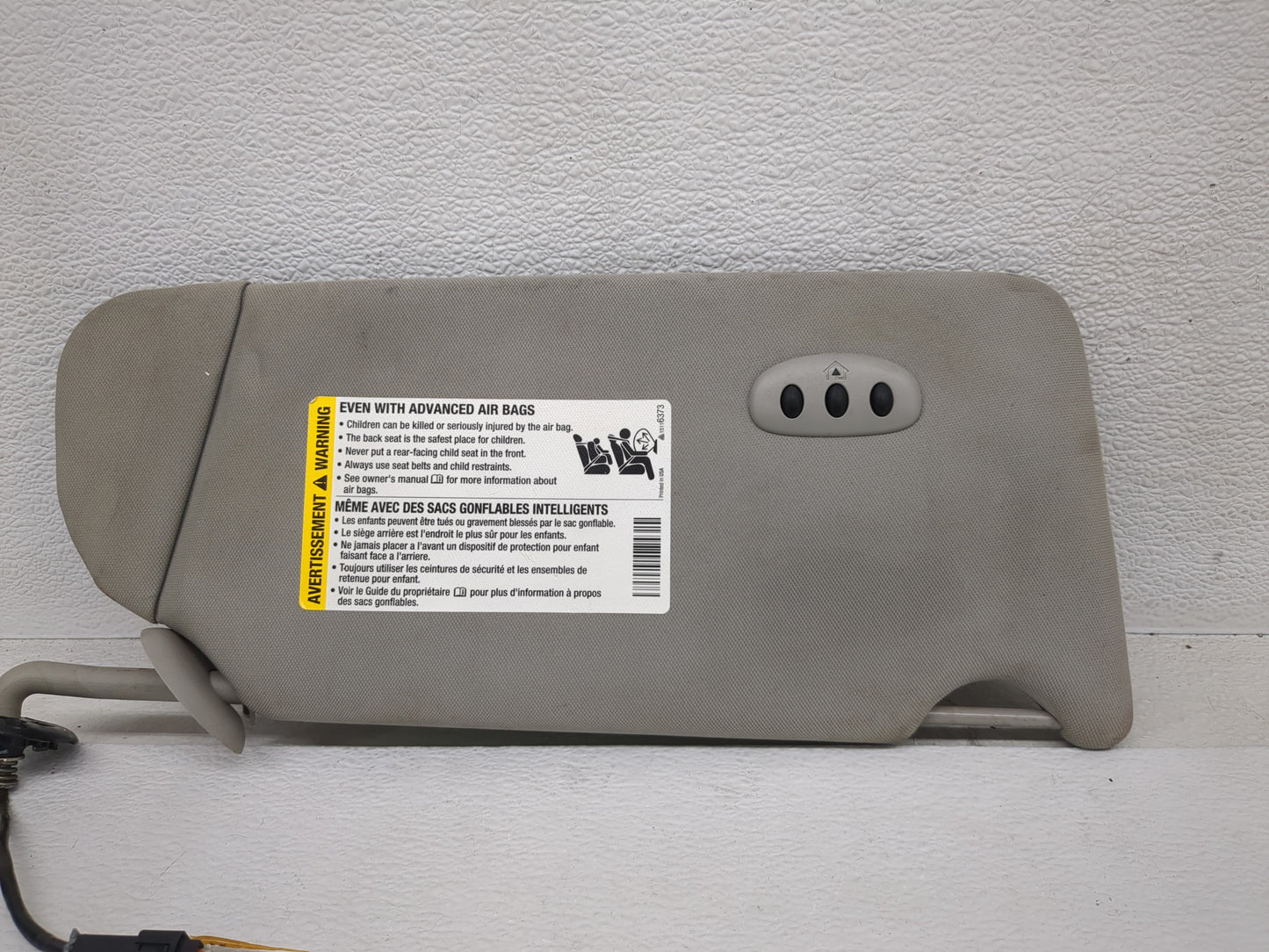 2005-2009 Buick Lacrosse Sun Visor Shade Replacement Driver Left Mirror Fits Fits 2005 2006 2007 2008 2009 OEM Used Auto Par