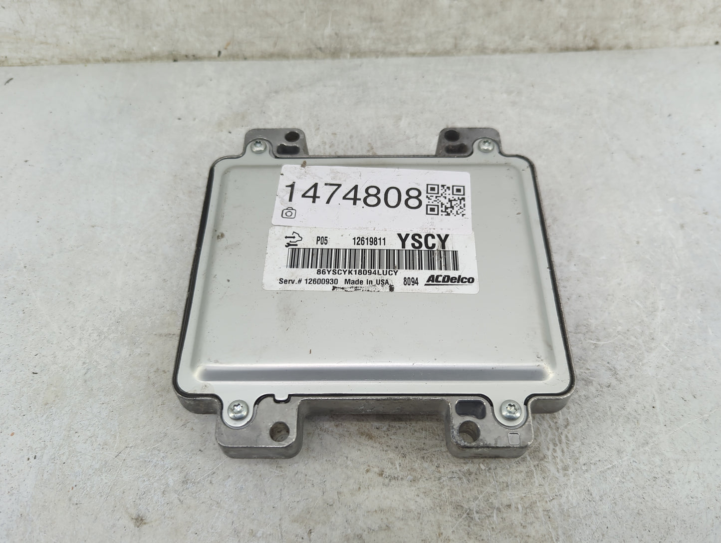 2006-2009 Buick Lacrosse PCM Engine Control Computer ECU ECM PCU OEM P/N:12619811 12600930 Fits Fits 2006 2007 2008 2009 OEM