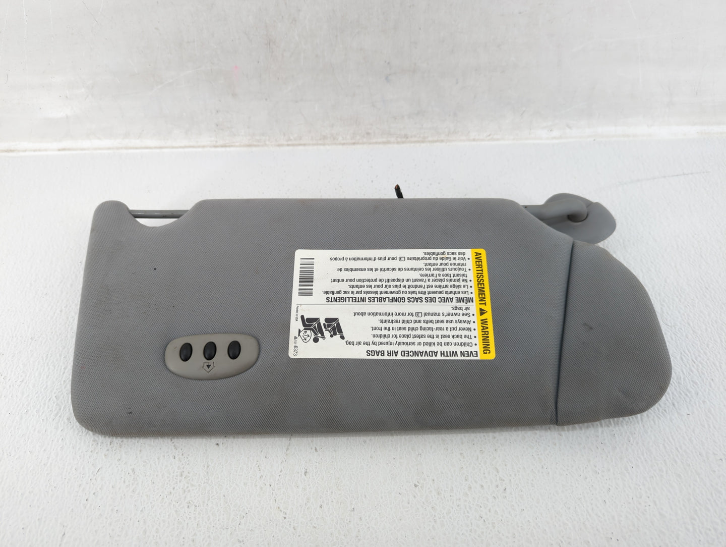 2005-2009 Buick Lacrosse Sun Visor Shade Replacement Driver Left Mirror Fits Fits 2005 2006 2007 2008 2009 OEM Used Auto Par
