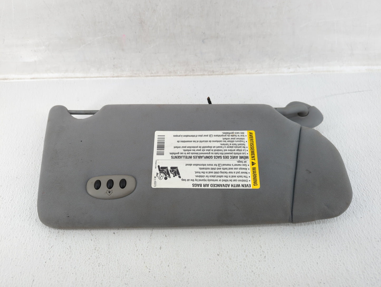 2005-2009 Buick Lacrosse Sun Visor Shade Replacement Driver Left Mirror Fits Fits 2005 2006 2007 2008 2009 OEM Used Auto Par