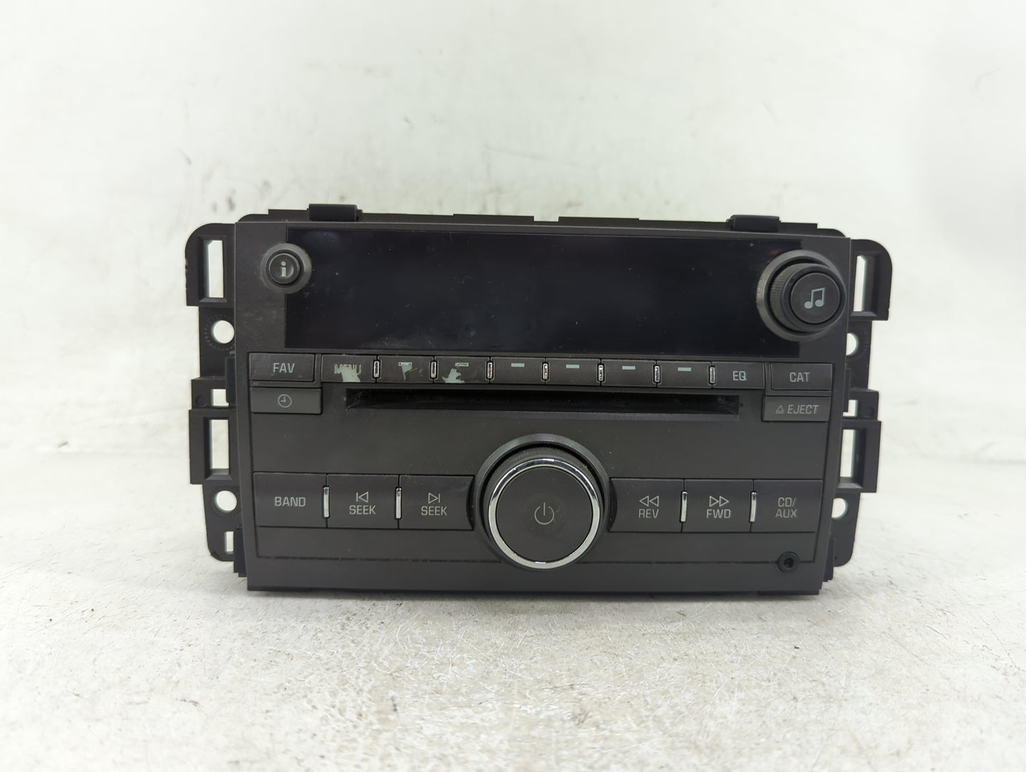 2008 Buick Lucerne Radio AM FM Cd Player Receiver Replacement P/N:25887589 Fits OEM Used Auto Parts - Oemusedautoparts1.com