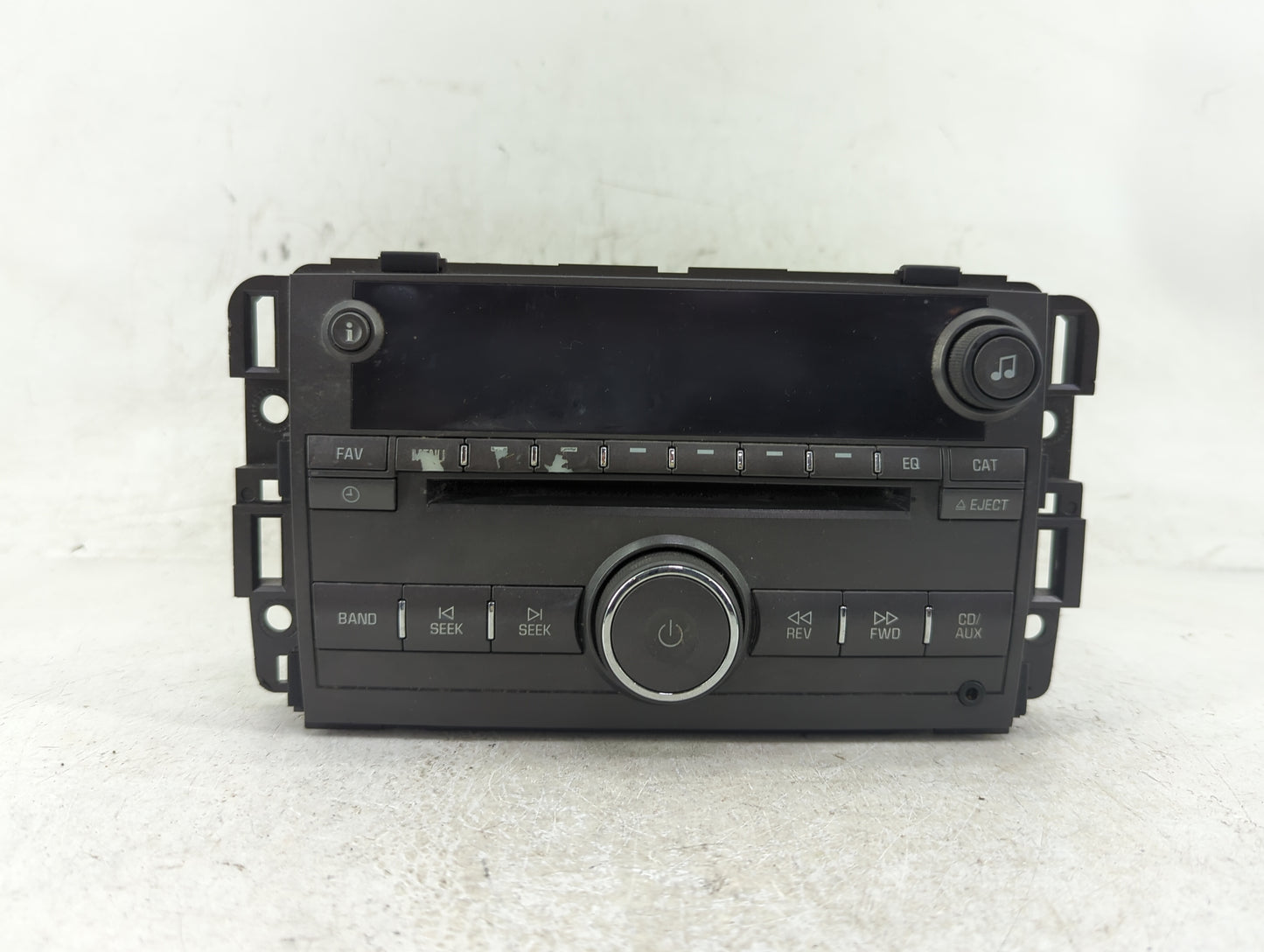 2008 Buick Lucerne Radio AM FM Cd Player Receiver Replacement P/N:25887589 Fits OEM Used Auto Parts - Oemusedautoparts1.com