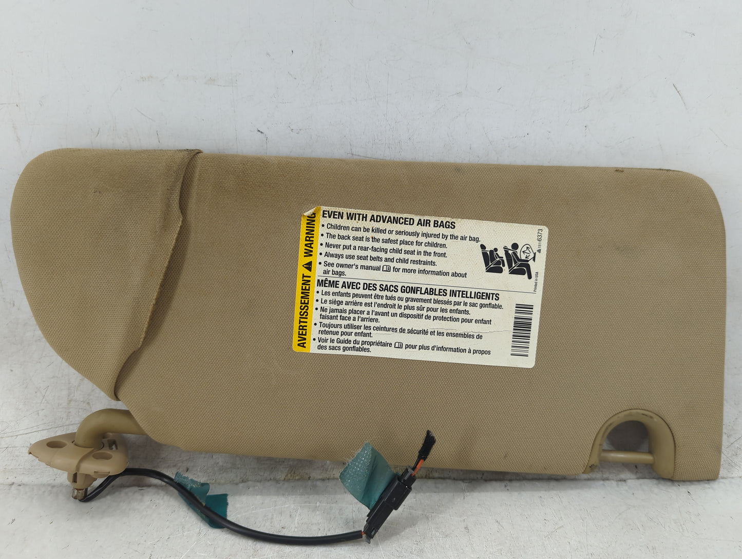 2006-2011 Buick Lucerne Sun Visor Shade Replacement Driver Left Mirror Fits Fits 2006 2007 2008 2009 2010 2011 OEM Used Auto