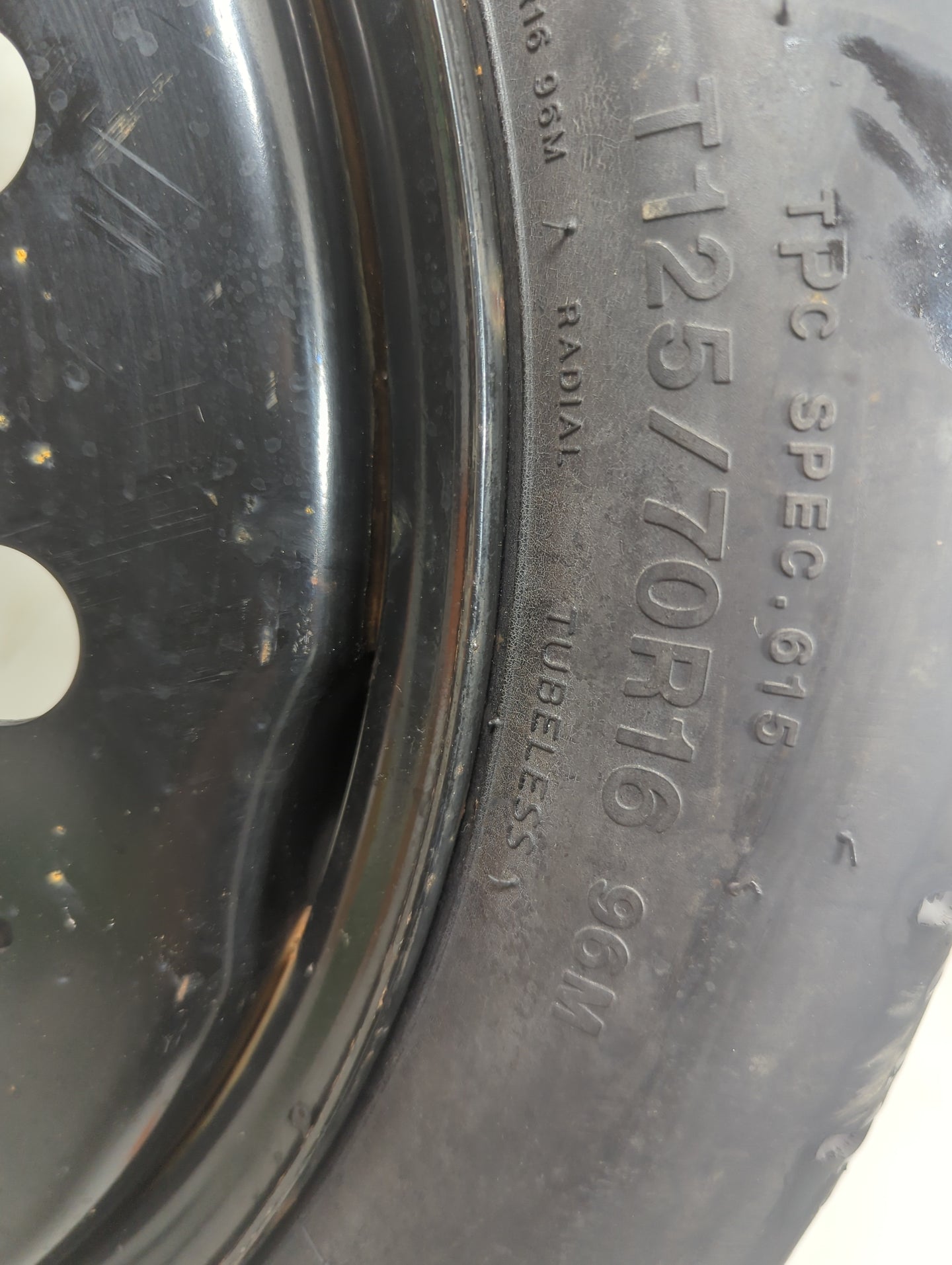 2006-2011 Buick Lucerne Spare Donut Tire Wheel Rim Oem - Oemusedautoparts1.com